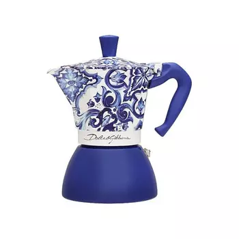 BIALETTI Кофеварка Italian Coffee Pot D&G BLU MEDI 6T