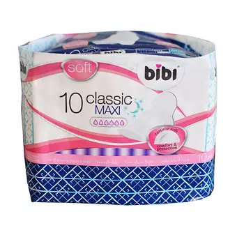 BIBI Прокладки для критических дней Classic Maxi Soft 10.0