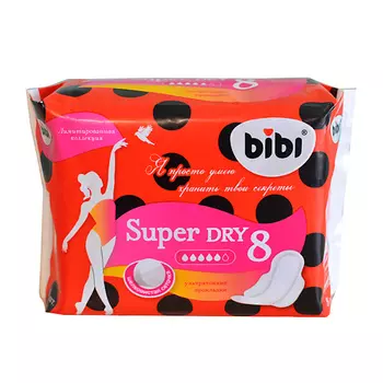 BIBI Прокладки для критических дней Super Dry 8.0
