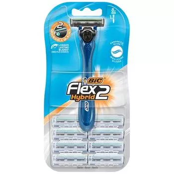 BIC Бритва мужская, Flex 2 Hybrid
