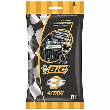 BIC Бритва мужская одноразовая, 3 Action