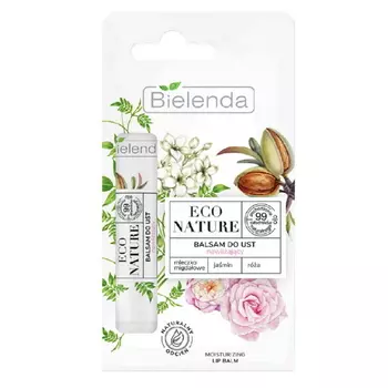 BIELENDA бальзам для губ Миндальное молоко, жасмин и роза ECO NATURE
