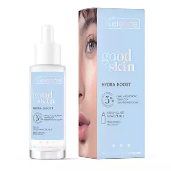 BIELENDA Сыворотка для лица GOOD SKIN HYDRA BOOST с гиалуроновой кислотой интенсивное увлажнение