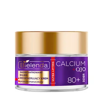BIELENDA Крем для лица регенерирующий Calcium + Q10 80+ день 50.0