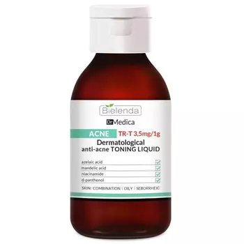 BIELENDA Лосьон анти акне тонизирующий для лица спины DR MEDICA 250.0