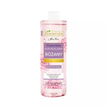 BIELENDA Мицеллярная вода ROSE CARE розовая очищающая 3в1 500.0