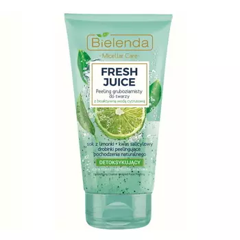 BIELENDA Детоксифицирующий скраб для лица Лайм FRESH JUICE 150