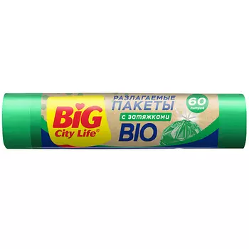 BIG CITY LIFE Пакеты для мусора с затяжками BIO HD M 10