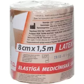 АПТЕКА Бинт Медицинский Эластичный Компрессионный Лаума Модель 2 "Latex Free" Вр 8Х150См