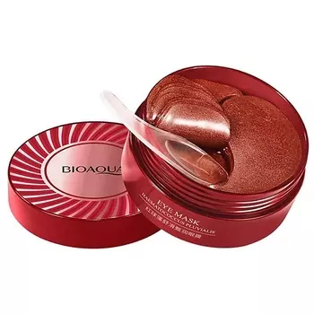 BIO AQUA Гидрогелевые патчи для глаз с астаксантином из микроводорослей от отеков и тёмных кругов