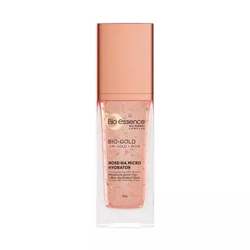 BIO ESSENCE Сыворотка для лица для увлажнения кожи с золотом и розовой водой 30.0