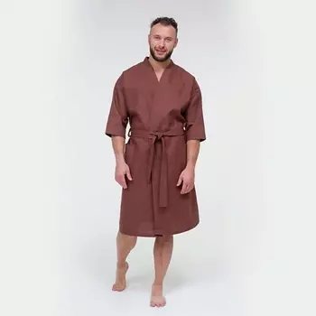 BIO TEXTILES Халат мужской Brown