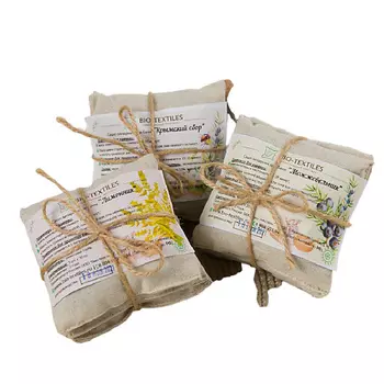 BIO TEXTILES Набор саше запарников для бани и сауны