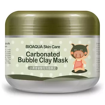 BIO AQUA Очищающая кислородная пузырьковая маска на основе глины
