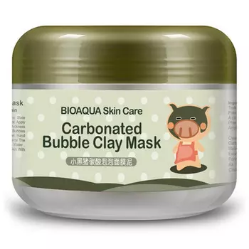 BIO AQUA Очищающая кислородная пузырьковая маска на основе глины