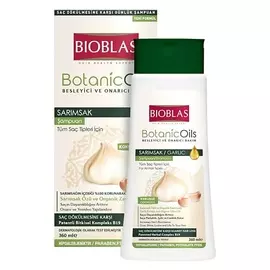 BIOBLAS Шампунь против выпадения волос с экстрактом чеснока и оливковым маслом Botanic Oils