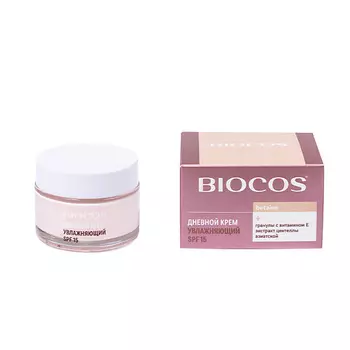 BIOCOS Увлажняющий крем дневной SPF15 Betaine