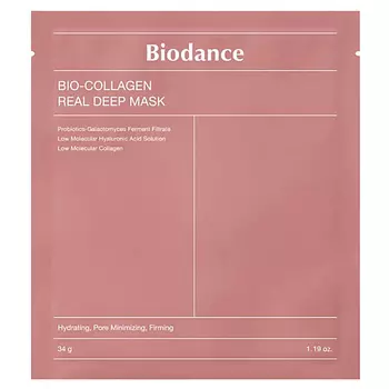 BIODANCE Bio-Collagen Real Deep Mask Ночная гидрогелевая маска с коллагеном для эластичности кожи