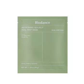 BIODANCE Ночная гидрогелевая лифтинг-маска Refreshing Sea Kelp Real Deep Mask