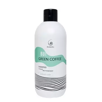 BIODANIKA Шампунь c кофеином и гиалуроновой кислотой Bui Green Coffee Shampoo, зеленый кофе 500