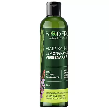 BIODEPO Бальзам для волос восстанавливающий с маслами лемонграсса и вербены Lemongrass and Verbena Oils
