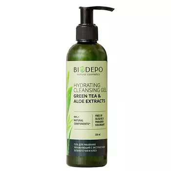 BIODEPO Гель для умывания увлажняющий с экстрактом зеленого чая и алоэ Green Tea and Aloe Extracts
