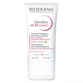 BIODERMA Крем с тоном и солнцезащитным эффектом для кожи с покраснениями и розацеа Sensibio AR BB