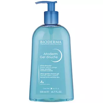 BIODERMA Мягкий очищающий гель для душа для нормальной, сухой и атопичной кожи Atoderm 500.0