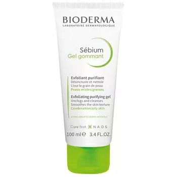BIODERMA Гуммирующий гель для выравнивания тона лица и борьбы с воспалениями Sebium 100.0