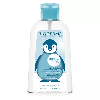 BIODERMA Мицеллярная вода H2O для очищения детской кожи ABCDerm 1000