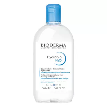 BIODERMA Мицеллярная вода очищающая для обезвоженной кожи лица Hydrabio H2O 500.0
