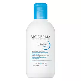 BIODERMA Молочко увлажняющее для очищения сухой и обезвоженной кожи лица Hydrabio 250.0