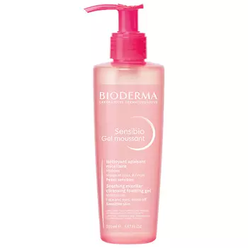 BIODERMA Очищающий гель для умывания для нормальной и чувствительной кожи лица Sensibio 200.0