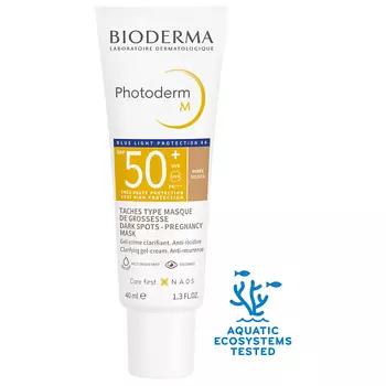 BIODERMA Солнцезащитный крем-гель Photoderm M SPF 50+ (темный оттенок) 40.0