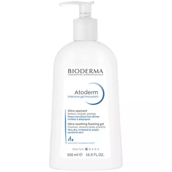BIODERMA Успокаивающий гель для сухой, раздраженной и атопичной кожи лица и тела Atoderm Intensive 500.0