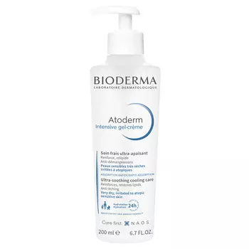 BIODERMA Успокаивающий Гель-крем для сухой, раздраженной и атопичной кожи лица и тела Atoderm 200.0
