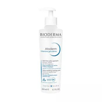 BIODERMA Успокаивающий Гель-крем для сухой, раздраженной и атопичной кожи лица и тела Atoderm 200.0