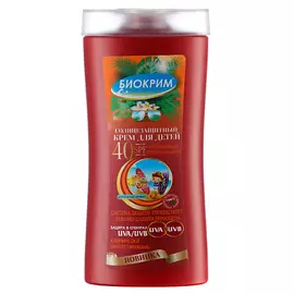 БИОКРИМ Детский солнцезащитный крем SPF 40 200.0