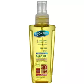 БИОКРИМ Солнцезащитное "сухое" масло для загара SPF 30 135.0