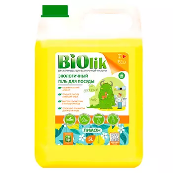 BIOLIK Гель для посуды Лимон 5000.0