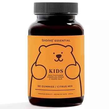 BIONIQ ESSENTIAL КИДС – KIDS Мультивитаминый комплекс детский, жевательные пастилки
