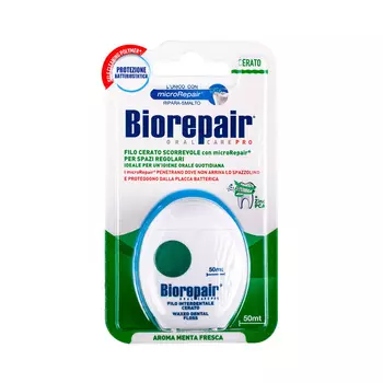 BIOREPAIR Filo Cerato Scorrevole Вощеная скользящая зубная нить
