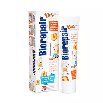 BIOREPAIR Kids Зубная паста с экстрактом персика "Для детей с 0 до 6 лет"