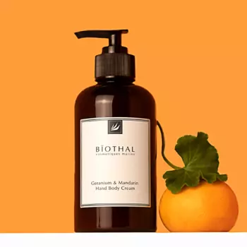 BIOTHAL Крем для тела и рук Герань Мандарин с витамином E Geranium & Mandarin 300