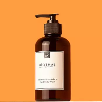 BIOTHAL Жидкое мыло для тела и рук Герань Мандарин Geranium & Mandarin Hand Body Wash 300.0