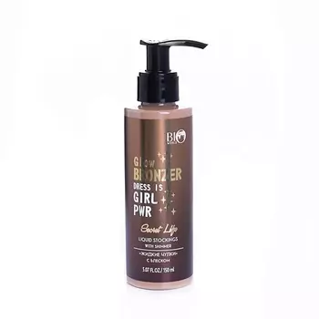 BIOWORLD Крем-тон "жидкие чулки" с блеском Secret Life 150