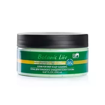 BIOWORLD Скраб для глубокого очищения кожи головы Botanic Life 200.0