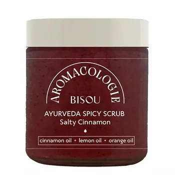 BISOU Аюрведа пряный скраб для тела Соленая корица 250.0