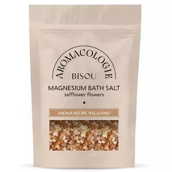 BISOU Bisou Цветочная магниевая соль для ванны Расслабляющая с цветками сафлора 330.0