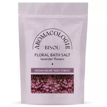 BISOU Bisou Цветочная соль для ванны Антистресс с цветками лаванды 330.0